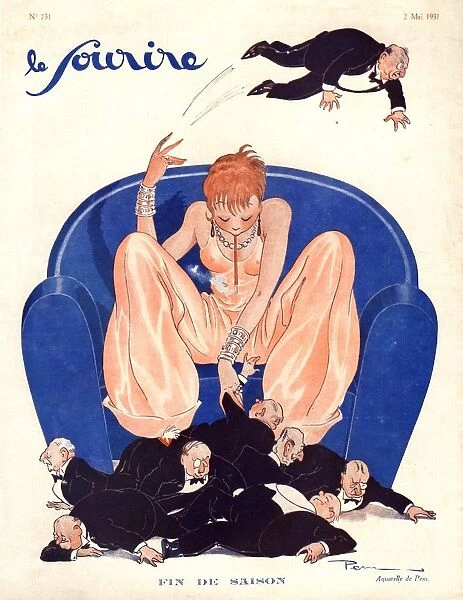 Le Sourire 1931 1930s France suitors glamour humour sexism discrimination magazines