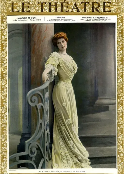 Framed Print : Le Theatre, 1900s, France Framed Print : Le Theatre, 1900s, France