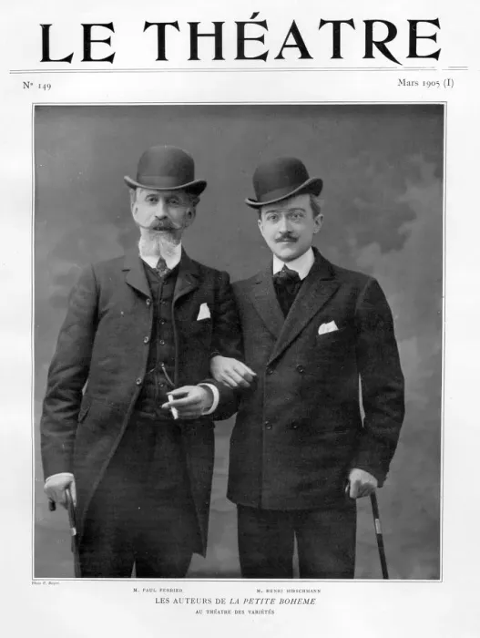 Framed Print : Le Theatre 1905 1900s France magazines humour hats mens bowler Framed Print : Le Theatre 1905 1900s France magazines humour hats mens bowler
