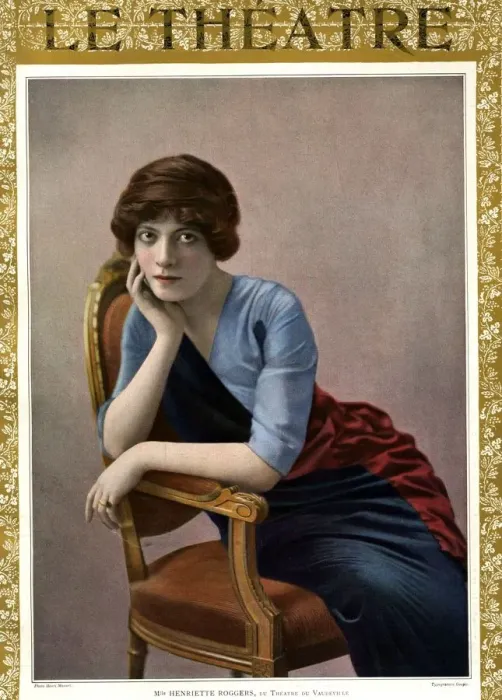 Framed Print : Le Theatre, 1910s, France Framed Print : Le Theatre, 1910s, France
