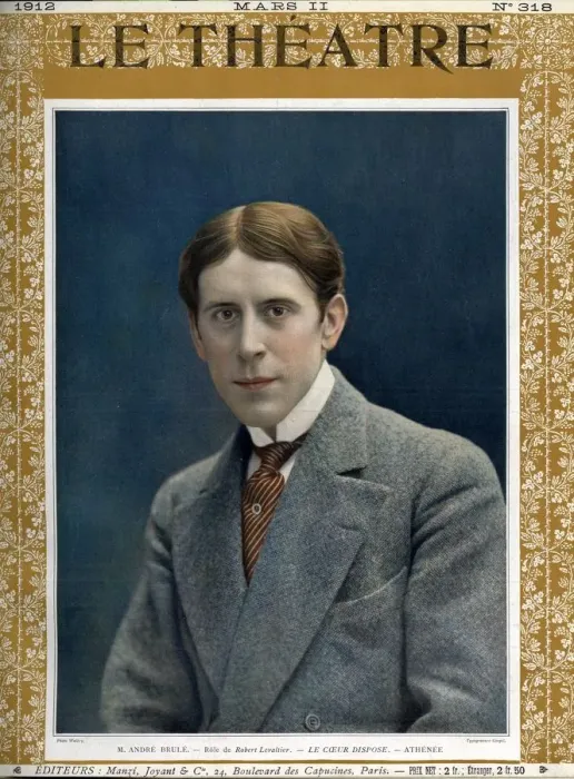 Framed Print : Le Theatre 1912 1910s France Andre Brule magazines portraits celebrity famous