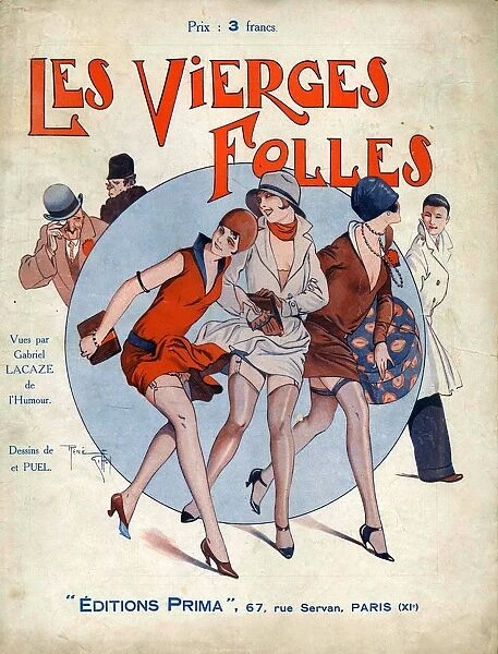 Les Vierges Folles 1930s France cc magazines stockings underwear hosiery womens shopping