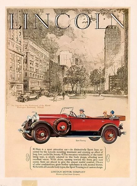 Lincoln 1927 1920s USA cc cars
