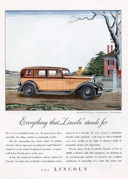 Lincoln 1932 1930s USA cc cars