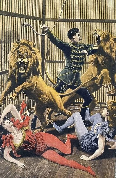 In The LionAs Cage 1910s UK lion tamers lions dangerous disasters cages