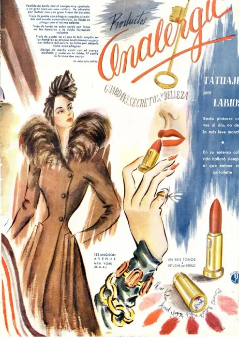 Framed Print : Lipstick 1930s France cc lipstick make-up makeup applying