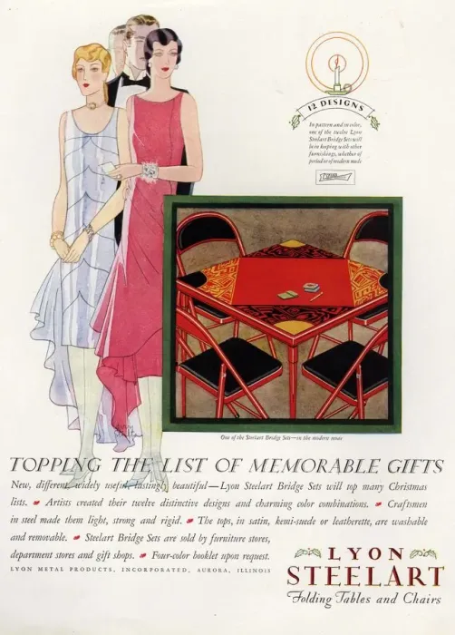 Framed Print : Lyon Steelart 1920s USA cc bridge presents gifts games cards art deco Framed Print : Lyon Steelart 1920s USA cc bridge presents gifts games cards art deco