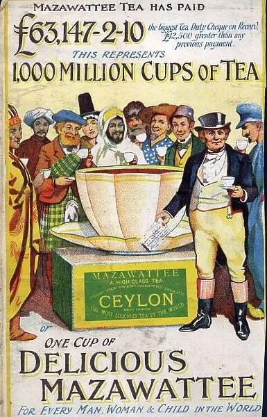 Mazawattee 1890s UK John Bull tea ceylon empire