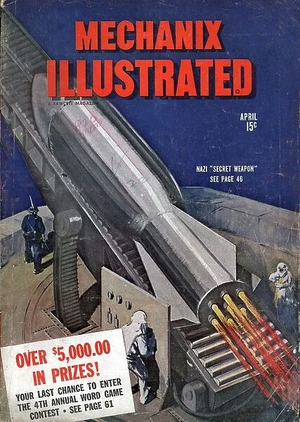 Mechanix Illustrated 1940s USA mcitnt rockets rockets visions of the future futuristic