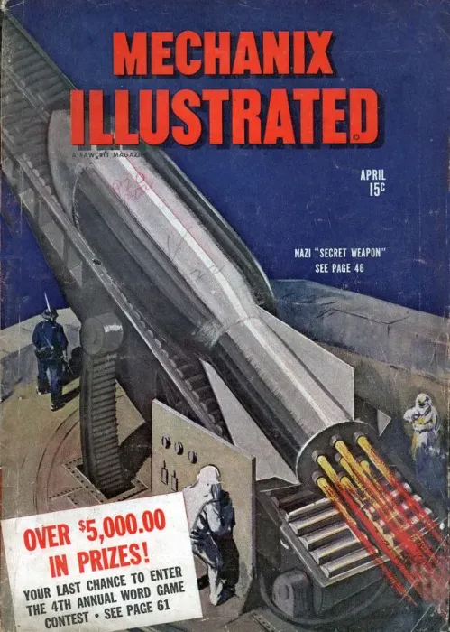 Framed Print : Mechanix Illustrated 1940s USA mcitnt rockets rockets visions of the future futuristic Framed Print : Mechanix Illustrated 1940s USA mcitnt rockets rockets visions of the future futuristic