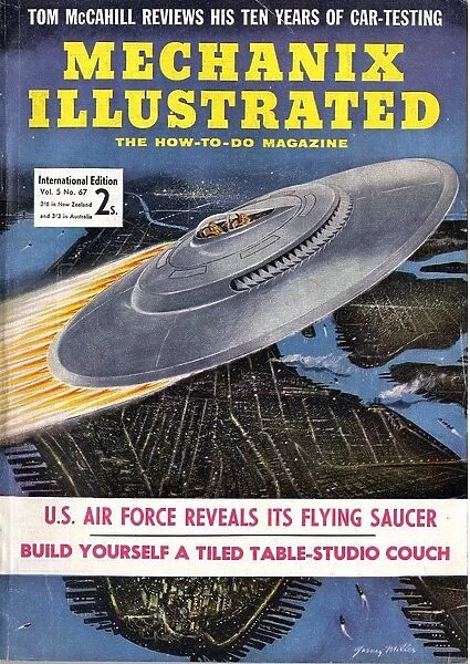Mechanix Illustrated 1950s USA mcitnt magazines futuristic visions of the future