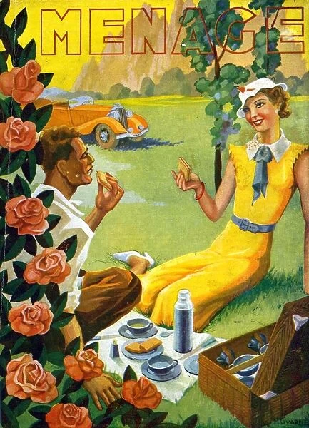 Menage 1935 1930s France cc picnics