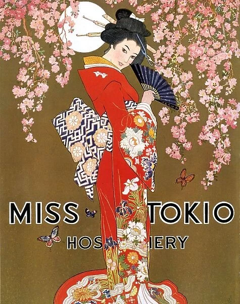 Miss Tokio 1927 1920s USA womens hosiery oriental japanese stockings nylons