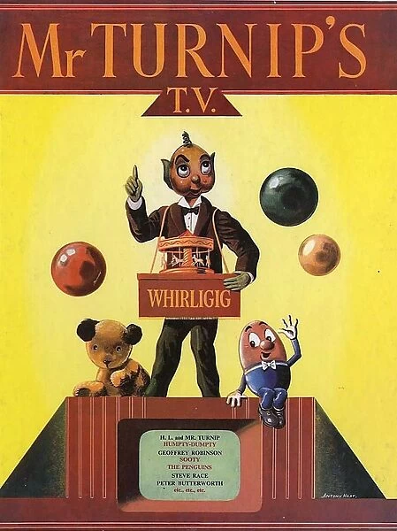 Mr TurnipAs TV 1950s UK mcitnt childrens programmes Mr Whirligig characters childrenAs