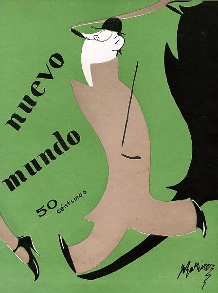 Nuevo Mundo 1927 1920s Spain cc magazines walking walkers