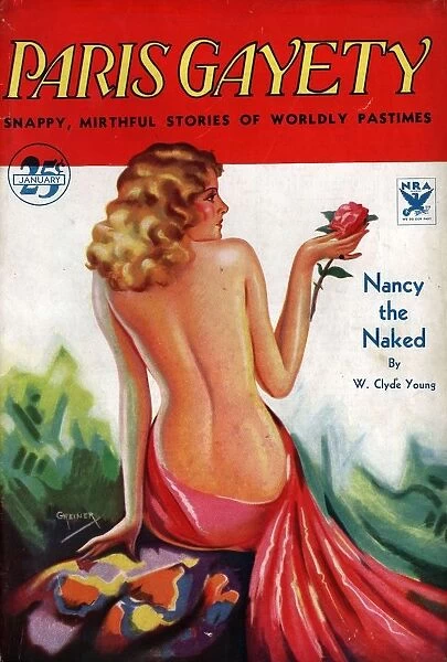 Paris Gayety 1930s USA glamour pin-ups magazines menAs