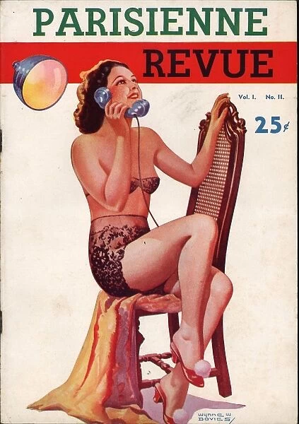 Parisienne Revue 1930s USA glamour pin-ups magazines menAs
