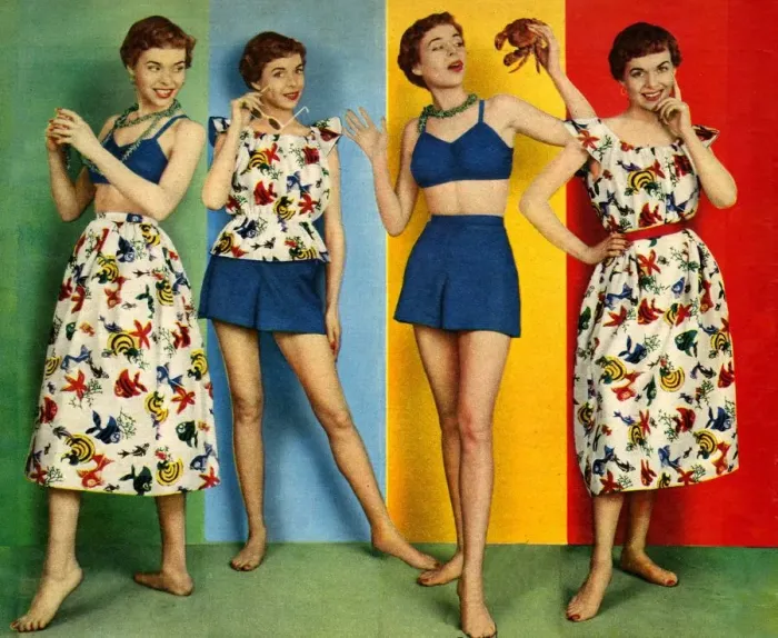 Framed Print : The Patterns Shop 1952 1950s UK womens dresses womens swimwear shorts bikinis skirts Framed Print : The Patterns Shop 1952 1950s UK womens dresses womens swimwear shorts bikinis skirts