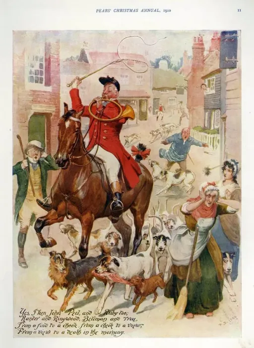 Framed Print : Pears 1910 1910s UK cc pears horses hunting disasters fox -hunting cruel sports Framed Print : Pears 1910 1910s UK cc pears horses hunting disasters fox -hunting cruel sports