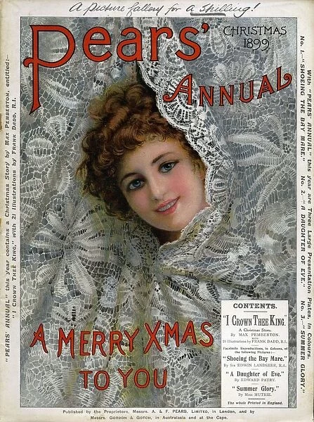 Pears Annual 1899 1890s UK cc Christmas cards