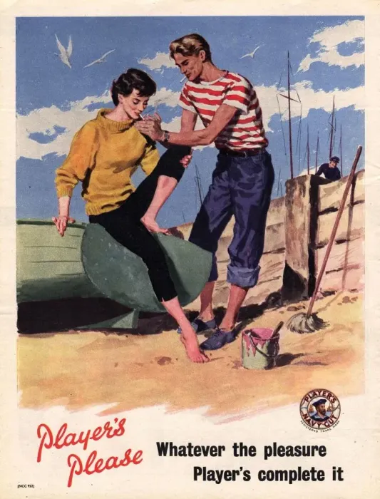 Framed Print : Players Navy Cut 1950s UK cigarettes smoking