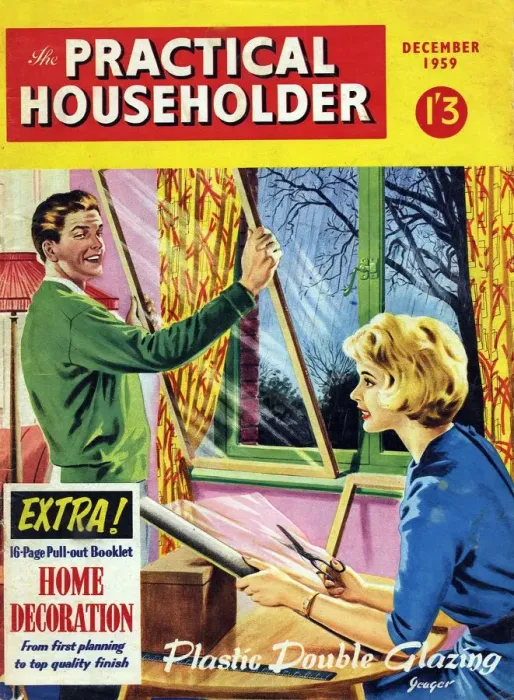 Framed Print : The Practical Householder 1959 1950s UK DIY do it yourself home improvement magazines Framed Print : The Practical Householder 1959 1950s UK DIY do it yourself home improvement magazines