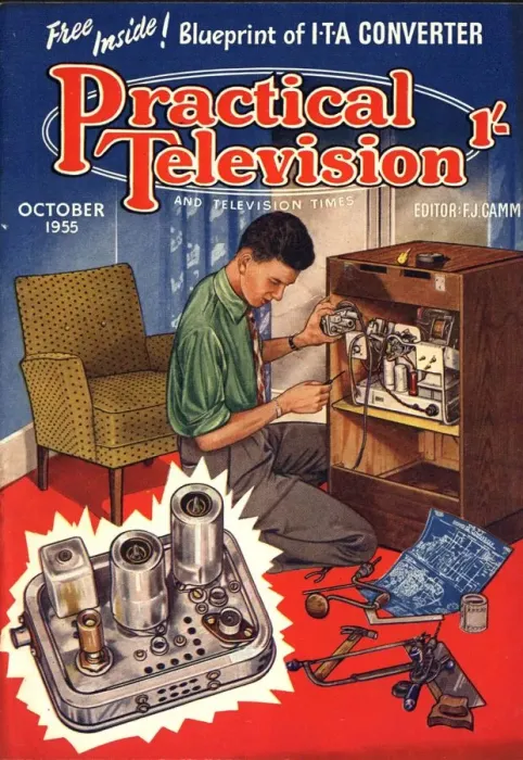Framed Print : Practical Television 1950s UK televisions diy magazines do it yourself Framed Print : Practical Television 1950s UK televisions diy magazines do it yourself