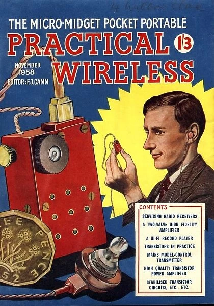 Practical Wireless 1950s UK radios diy hi-fi magazines gadgets do it yourself