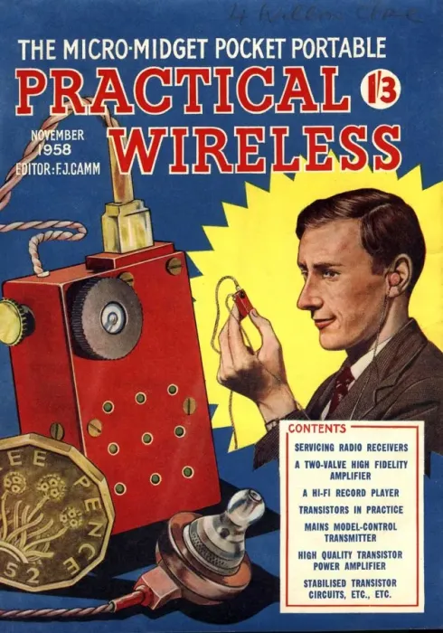 Framed Print : Practical Wireless 1950s UK radios diy hi-fi magazines gadgets do it yourself Framed Print : Practical Wireless 1950s UK radios diy hi-fi magazines gadgets do it yourself