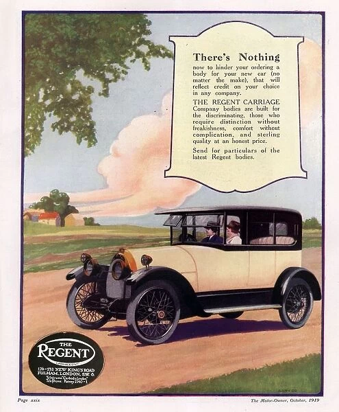 The Regent 1919 1910s UK cars