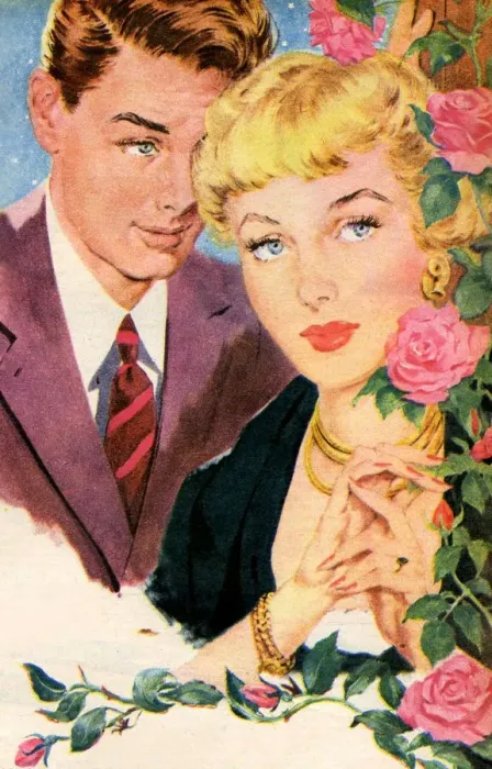 Framed Print : Romance, 1950s, UK Framed Print : Romance, 1950s, UK