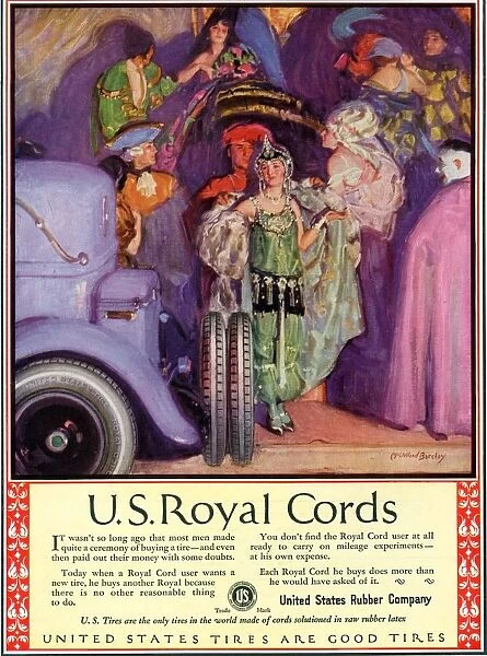 US Royal Cords 1924 1920s USA cc cars tyres masquerade fancy dress