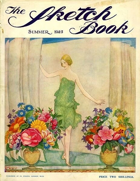 The Sketch Book 1925 1920s UK womens flowers magazines horticulture