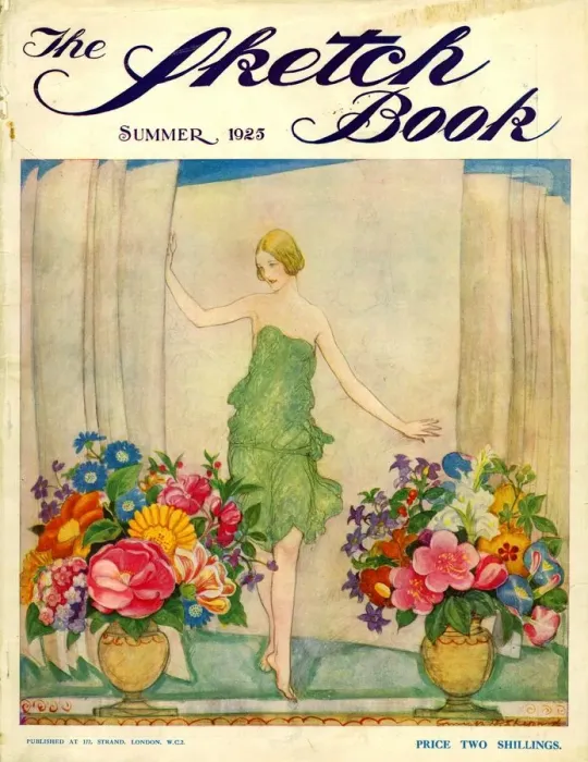 Framed Print : The Sketch Book 1925 1920s UK womens flowers magazines horticulture Framed Print : The Sketch Book 1925 1920s UK womens flowers magazines horticulture