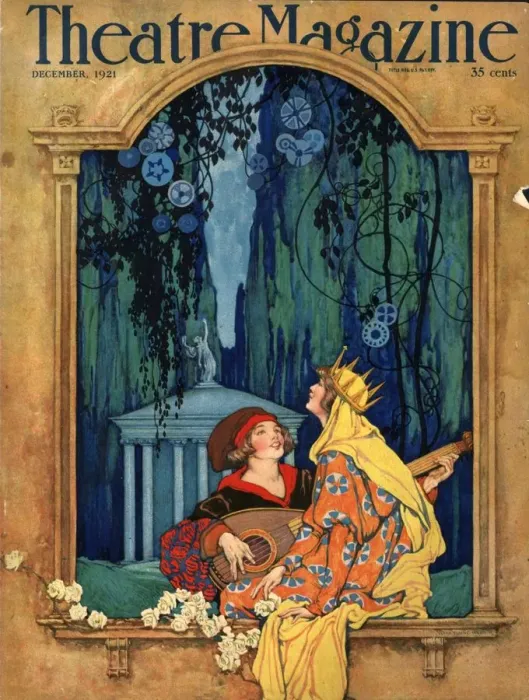 Framed Print : Theatre Magazine 1921 1920s USA magazines art deco Framed Print : Theatre Magazine 1921 1920s USA magazines art deco