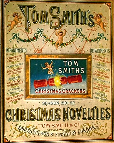 Tom Smiths Christmas Novelties 1900s UK mcitnt decorations Smiths crackers Father