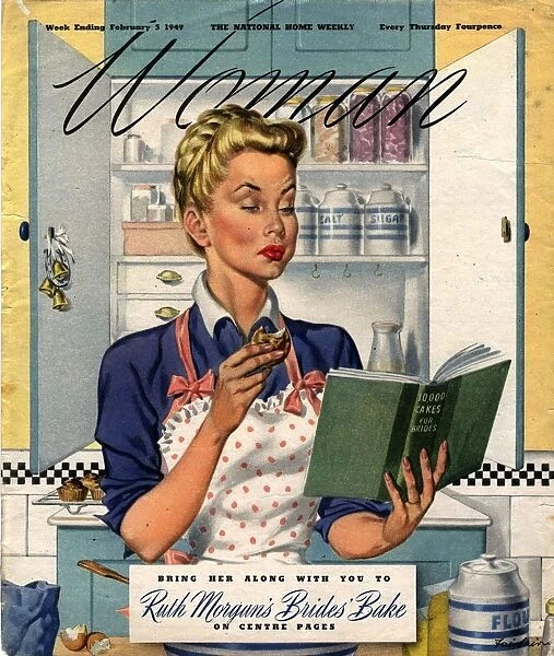 Woman 1949 1940s UK cooking recipes cookery books housewives housewife woman women