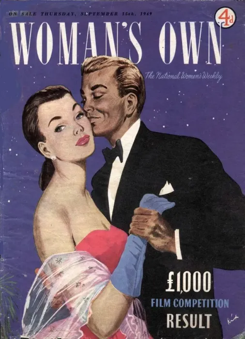Framed Print : Womans Own 1940s UK covers magazines dancing Framed Print : Womans Own 1940s UK covers magazines dancing
