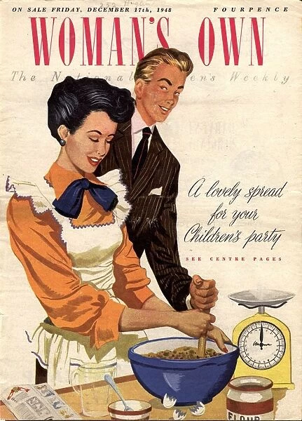 Womans Own 1948 1940s UK cooking housewives housewife baking magazines