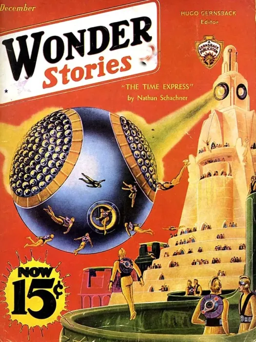 Framed Print : Wonder Stories 1932 1930s USA mcitnt magazines futuristic visions of the future Framed Print : Wonder Stories 1932 1930s USA mcitnt magazines futuristic visions of the future