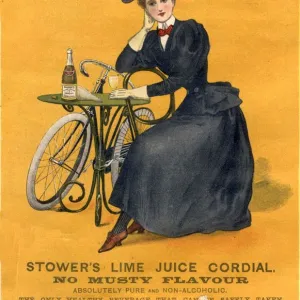 1890s UK stowers lime juice cordial bicycles bikes cycling cycles