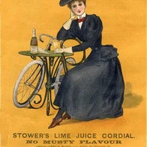 1890s UK stowers lime juice cordial bicycles bikes cycling cycles 1890s UK stowers lime juice cordial bicycles bikes cycling cycles
