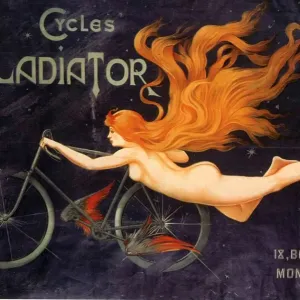 1905 French Gladiator Bicycle Print 1905 French Gladiator Bicycle Print