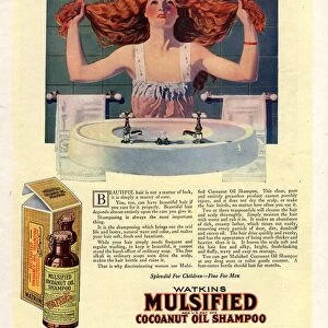 1917 1910s USA mulsified shampoo hair