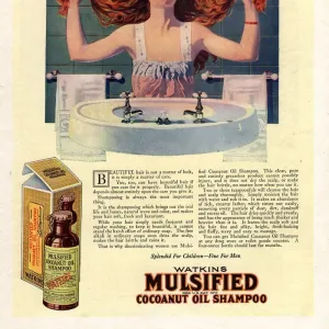 1917 1910s USA mulsified shampoo hair