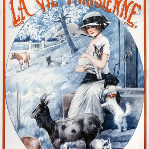 1920s France La Vie Parisienne Magazine Cover