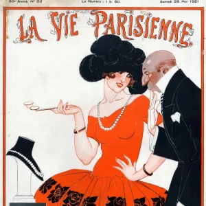 1920s France La Vie Parisienne Magazine Cover