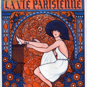 1920s France La Vie Parisienne Magazine Cover