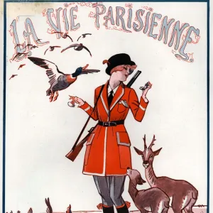 1920s France La Vie Parisienne Magazine Cover