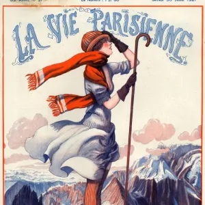 1920s France La Vie Parisienne Magazine Cover